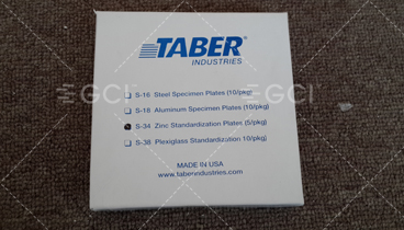 Taber S-34 Zinc Plate